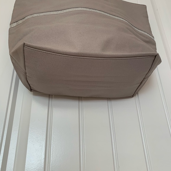 Sothys Paris Taupe Canvas Tote Handbag - Picture 5 of 6